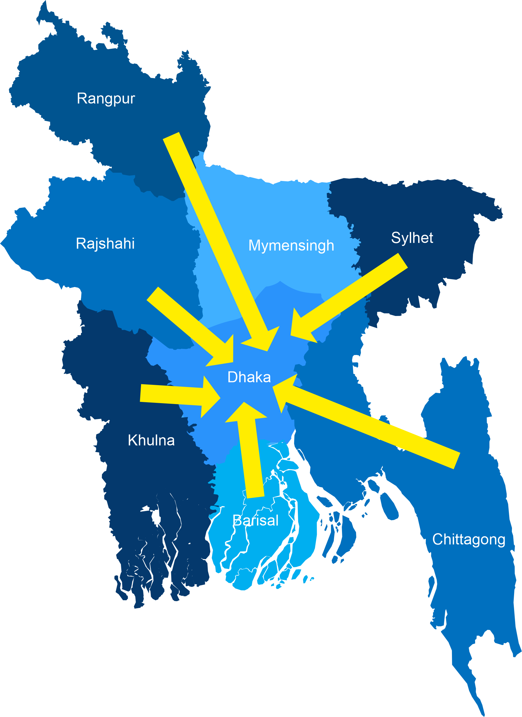 migration map india
